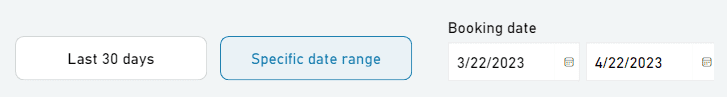 date range